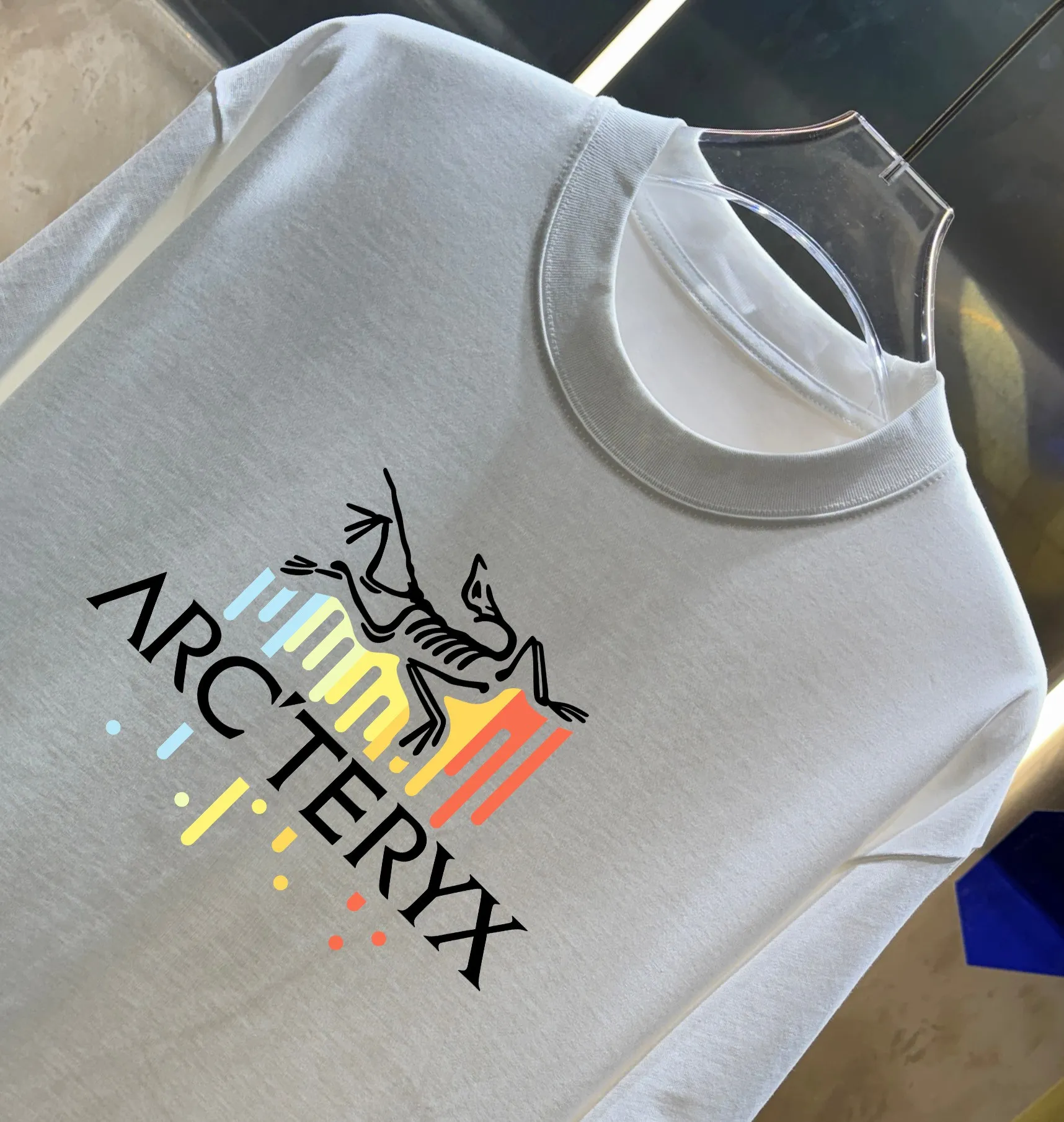Arc'Teryx JILSANDER 2026 New Arrival Series LOGO T Same Style Versatile ：Black White Green Purple Size：S M L XL XXL